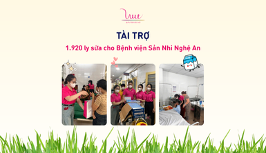 Trao tặng 1.920 ly sữa tươi Dalatmilk cho bệnh nhi tại Bệnh viện Sản Nhi Nghệ An